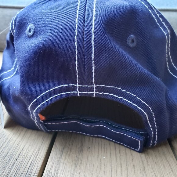BNWT vintage HOUSTON LIVESTOCK SHOW & RODEO authentic logo cap (OS) true navy - Picture 4 of 4